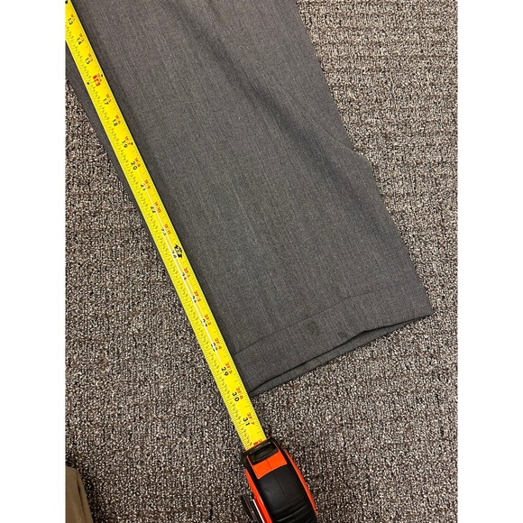 Pronto Uomo Grey Mens Slacks‎ 100% Wool Size 33 See Details - Picture 6 of 7
